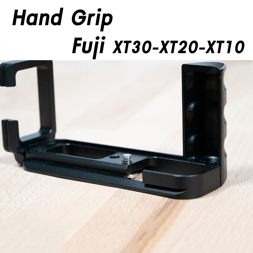 Hand Grip L-Plate สำหรับ Fuji XT30 XT20 XT10 แบบ3ร่องนิ้ว Camera Grip เพิ่มความกระชับในการจับถือ