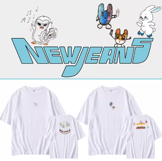 เสื้อยืด NewJeans HYEIN & DANIELLE BIRTHDAY