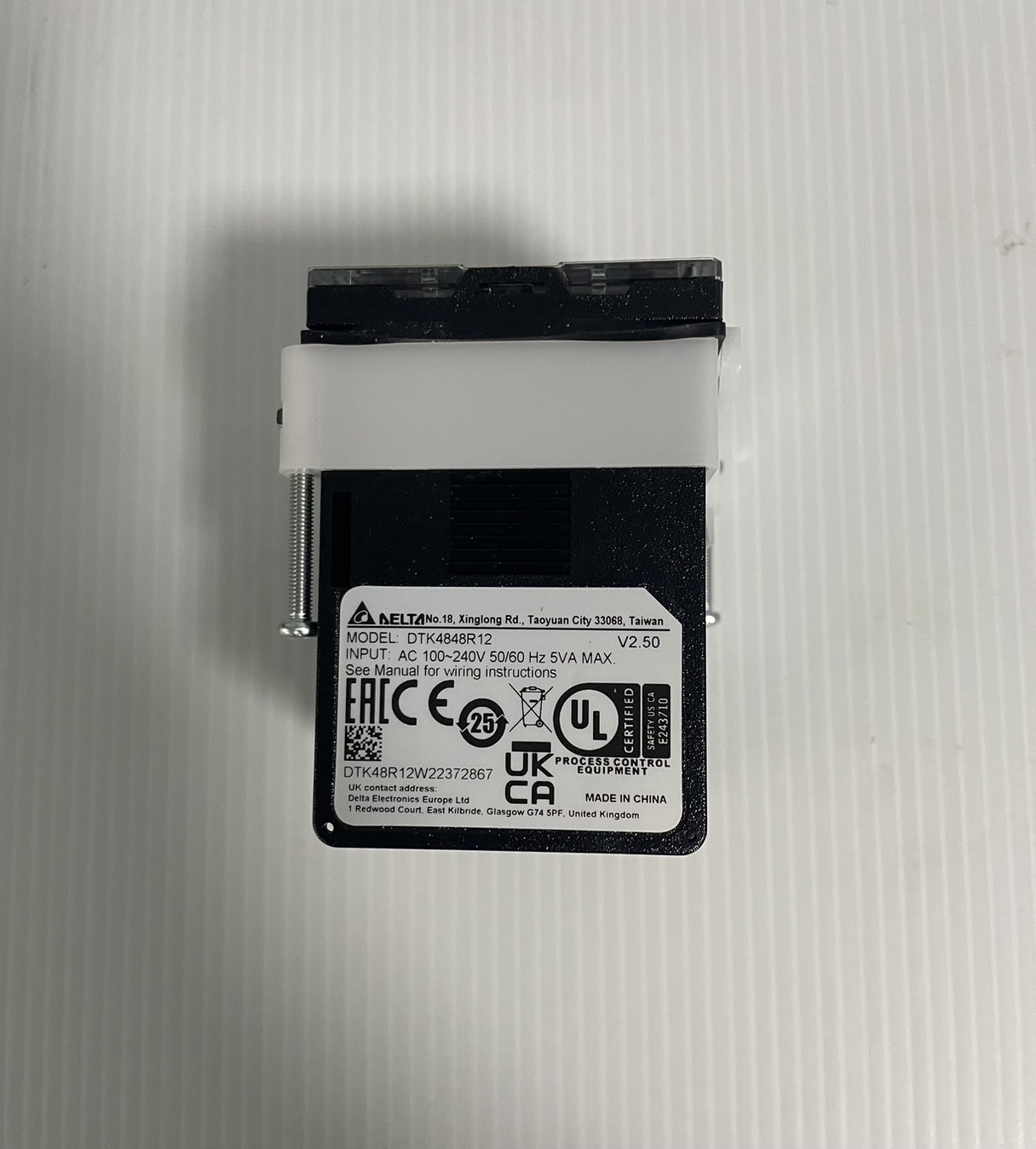 Delta Temperature Controller DTK4848R12 (Relay 250 V)