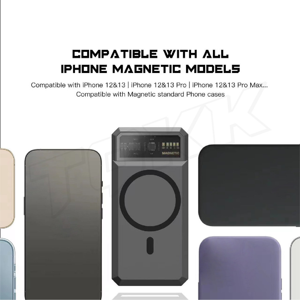 Orsen Eloop รุ่น EW55 ชาร์จแบบแม่เหล็ก 20000mAh PD 20W ไร้สาย Power Bank แบตสำรอง