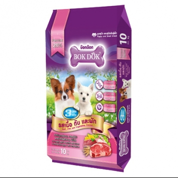 BOK DOK PUPPY รสเนื้อ ตับและผัก (3MIX)