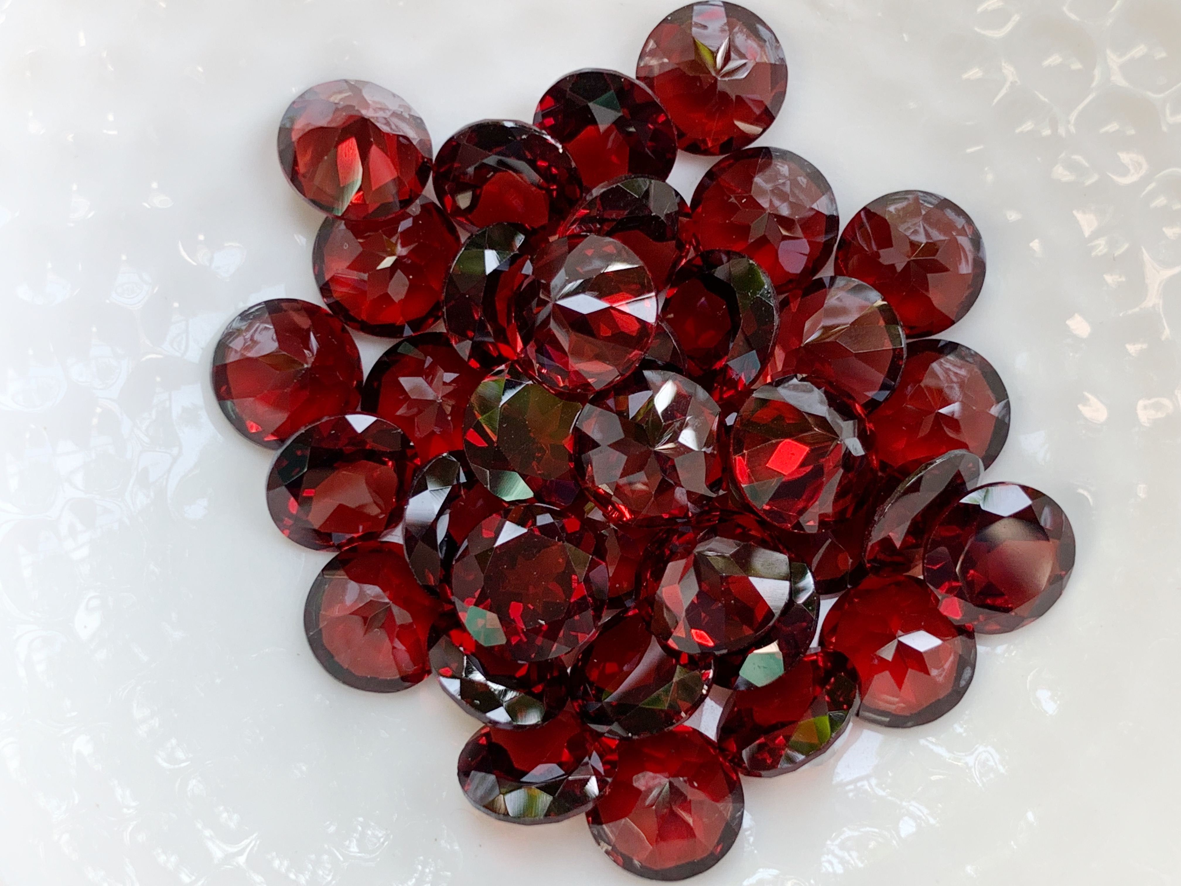 โกเมนกลม 8.0 มม. 1 เม็ด