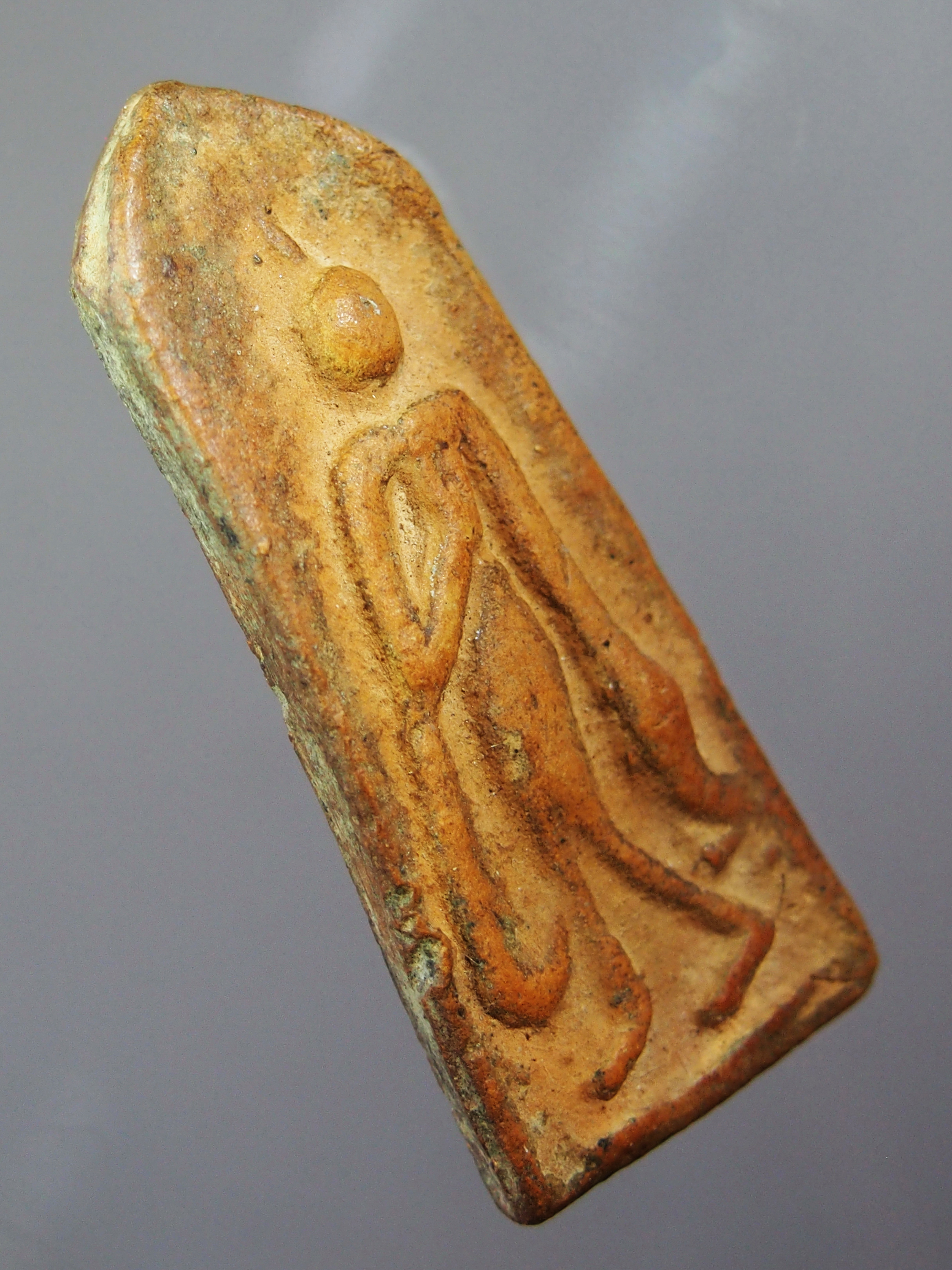 รหัสสินค้า พระกรุ 085 พระลีลา เนื้อดินเผา กรุวัดคูยาง กำแพงเพชร