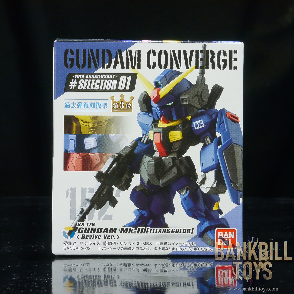 กันดั้ม Bandai Candy Toy FW Gundam Converge 10th Anniversary #Selection 01 No.152' RX-178 Gundam Mk-II [Titans Color Ver.] <Revive Ver.>