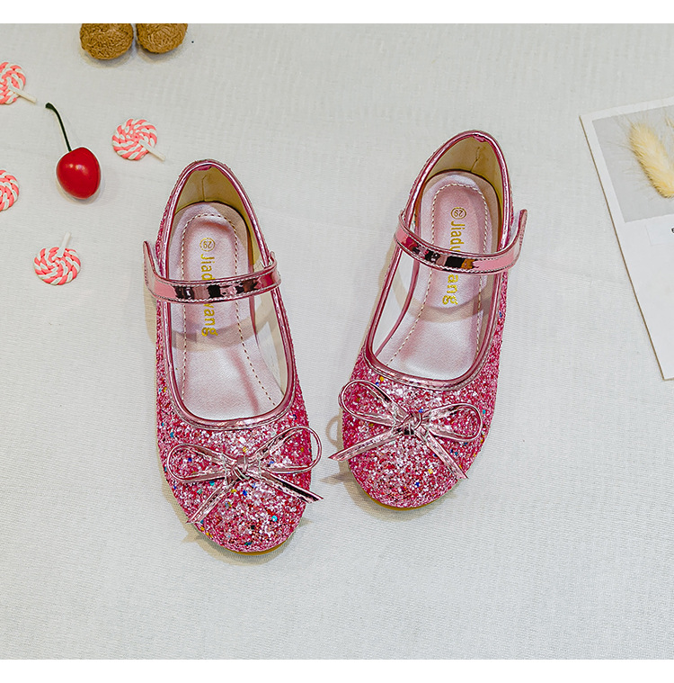 Shoe1526- พร้อมส่งจากไทย รองเท้าคัชชูเด็กเล็ก-ถึงเด็กโต ส้นแบน ติดกลิตเตอร์แน่น ใส่สบาย สวยได้ทุกงาน (ความยาววัดจากพื้นภายใน ให้ใช้ความยาวเท้า +0.5cm.แล้วแลือก)