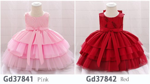 Gd3784- พร้อมส่งจากไทย ชุดราตรีเด็กสีชมพู เด็กเล็ก-เด็กโต ชุดออกงานเด็กหญิงทรงสั้นแบบหวานสุดเก๋