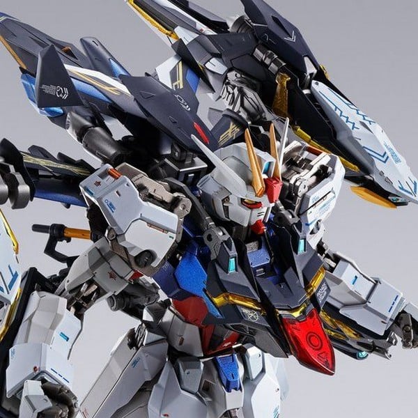 🔔🔔เปิดรับPreorder มัดจำ 1200 บาท P_Bandai Metal Build Lightning Striker โมเดลสำเร็จ *เฉพาะพาสไม่รวมหุ่น