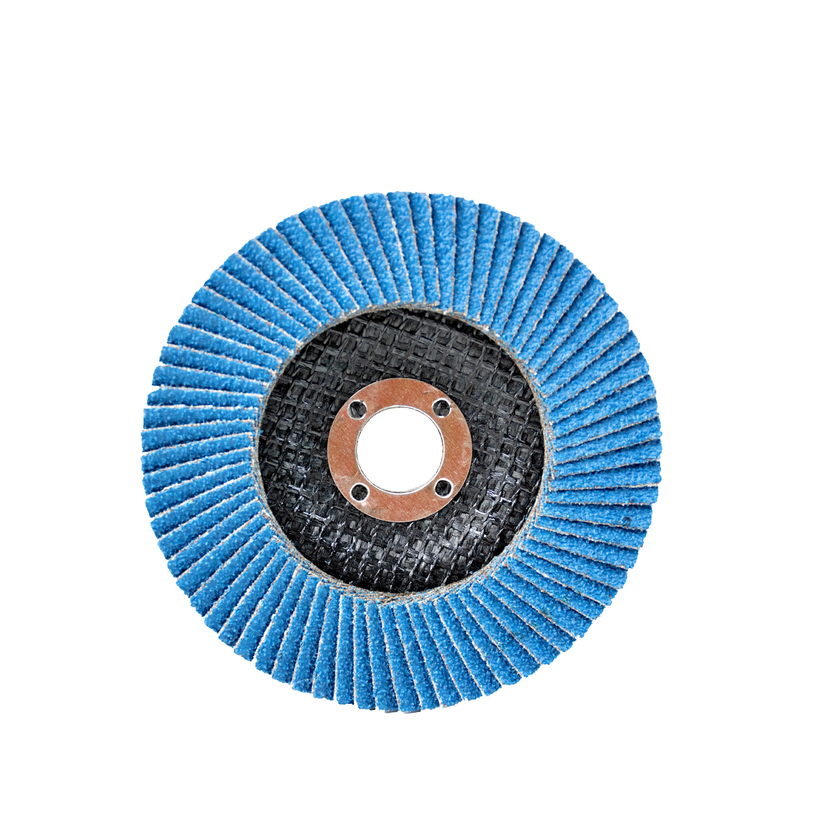 NKK จานทรายหลังแข็ง ขนาด 4x16 72P เบอร์ 180 (ผ้าZ-สีฟ้า) Zirconin