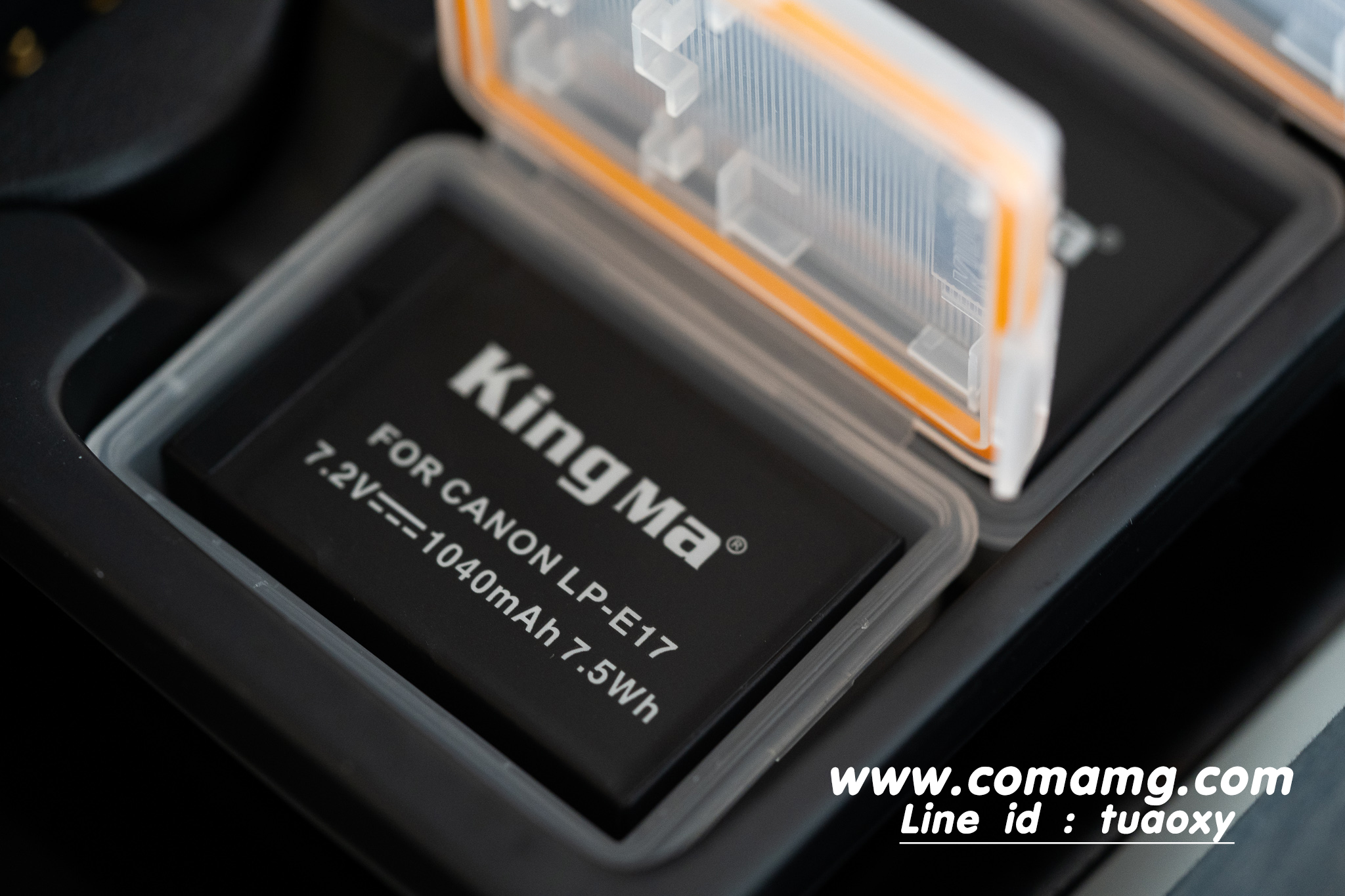 Kingma ชุดแท่นชาร์จDual + แบตเตอรี่ Canon LP-E17 2ก้อน ใช้งานกับกล้องCanon EOS RP 750D 760D 800D M3-M5-M6