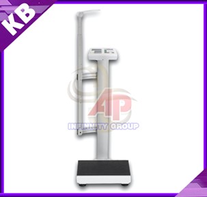 เครื่องชั่งคน เครื่องชั่งโรงพยาบาล เครื่องชั่งน้ำหนักบุคคลชั่งได้สูงสุด 300 กิโลกรัม อ่านค่าความละเอียด 100กรัม พร้อมชุดวัดส่วนสูง 60 ถึง 210 เซนติเมตร ยี่ห้อ Charder รุ่น MS3910