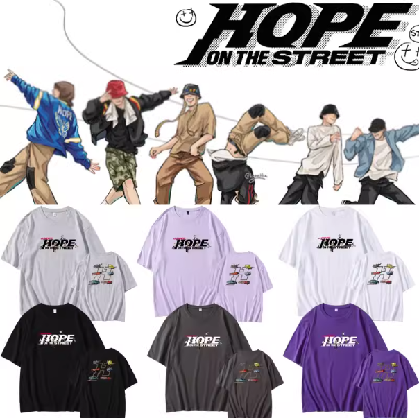 เสื้อยืด BTS J-HOP : Hope On The Street