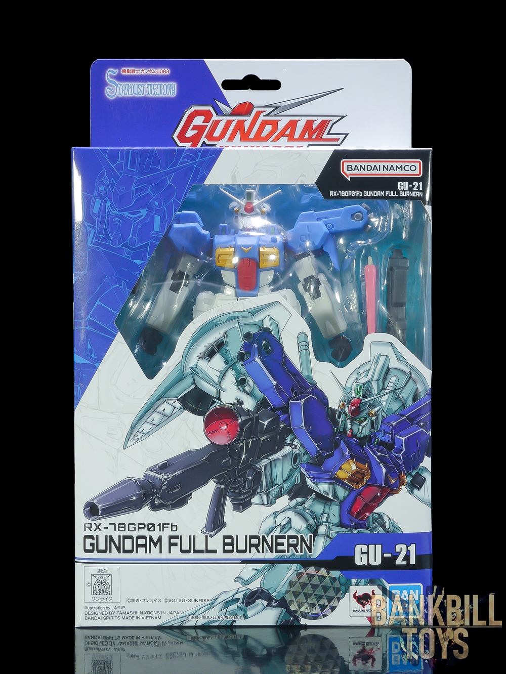 กันดั้ม Bandai Spirits Gundam Universe GU-21 RX-78GP01-Fb Gundam "Zephyranthes" Full Burnern