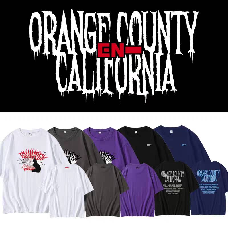 เสื้อยืด ENHYPEN : ORANGE COUNTY CALIFORNIA