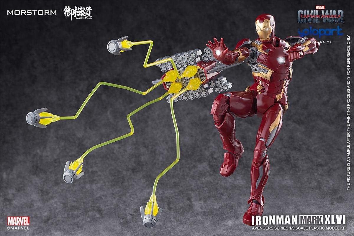 <Preorderถึง29/3/2021> 🔔เปิดรับPreorder มัดจำ 300 บาท 1/9 Ironman MK 46 โมเดลประกอบ
