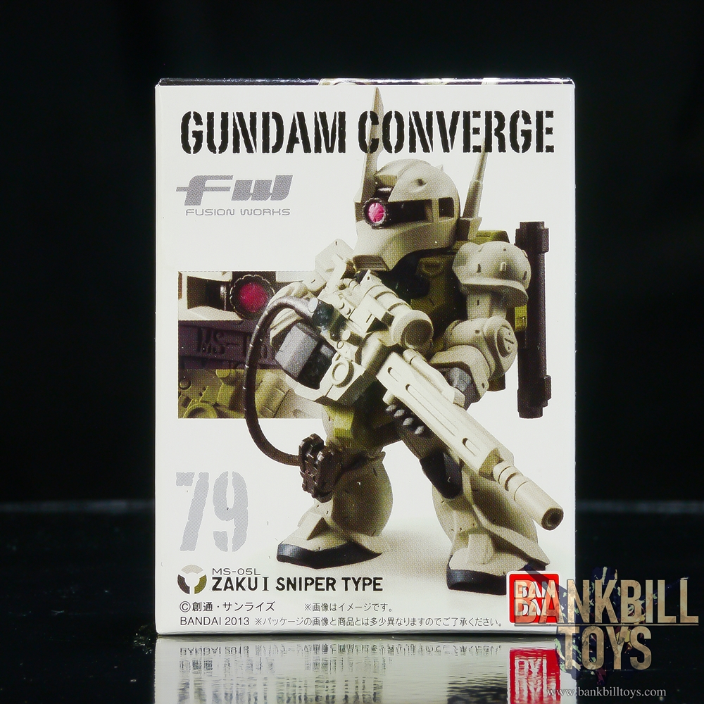 กันดั้ม Bandai Candy Toy FW Gundam Converge 13 No.79 MS-05L Zaku I Sniper Type [Yonem Kirks's Custom]