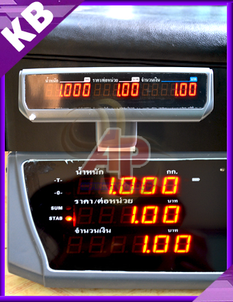 เครื่องชั่งน้ำหนัก เครื่องชั่งดิจิอล เครื่องชั่งคำนวณราคา พิกัด 15kg ความละเอียด 2g ยี่ห้อ K-SCALE ถาดชั่งขนาด 320x230mm พิกัด 15kg/2g -พร้อมใบตรวจรับรองจากสำนักงานกลางชั่งตวงวัด