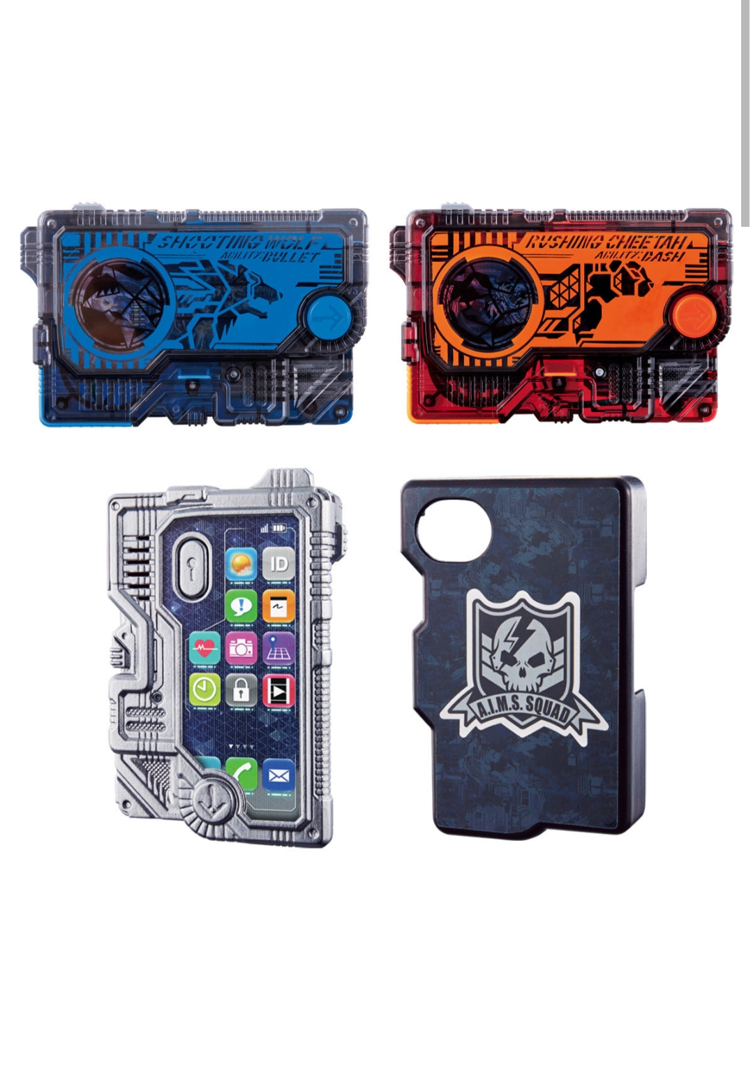 Dx A.i.m.s Squad Set พ็อกไรซ์คีย์ Rider Zero One มือ2 สวย