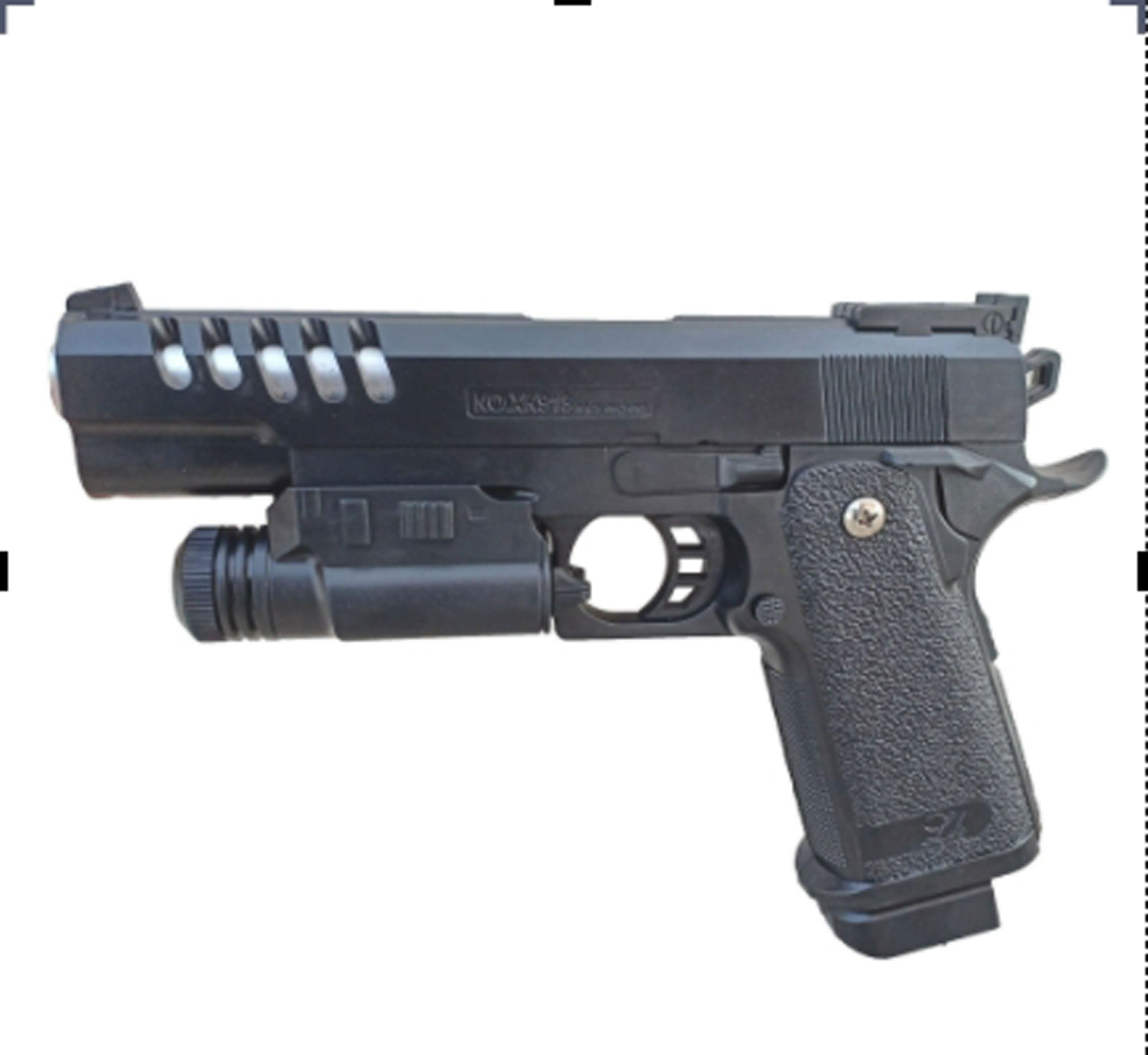 ปืนของเล่น ปืนพลาสติก ปืนอัดลม ปืนพกสั้น ติดเลเซอร์ XK918