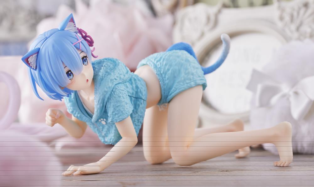 (Preorder ถึงวันที่ 8/6/2023) เปิดรับPreorder มีค่ามัดจำ 100 บาท51643200 Desktop Cute Figure Rem (Cat Roomwear Ver.)