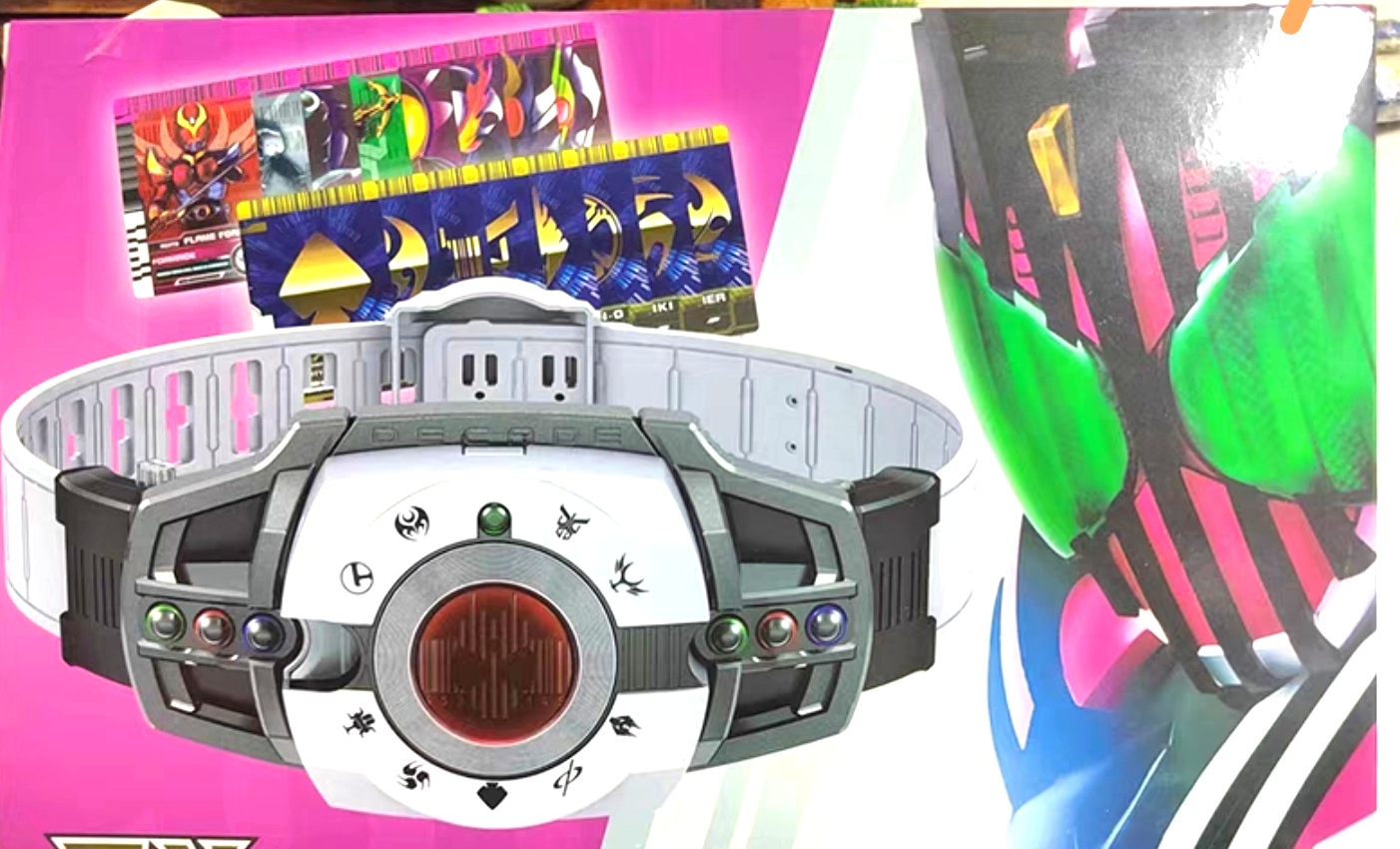 Dx Decade driver Ver.Custom Bootleg เข็มขัดดีเคท แถมการ์ด40ใบ อ่านได้ทุกใบ