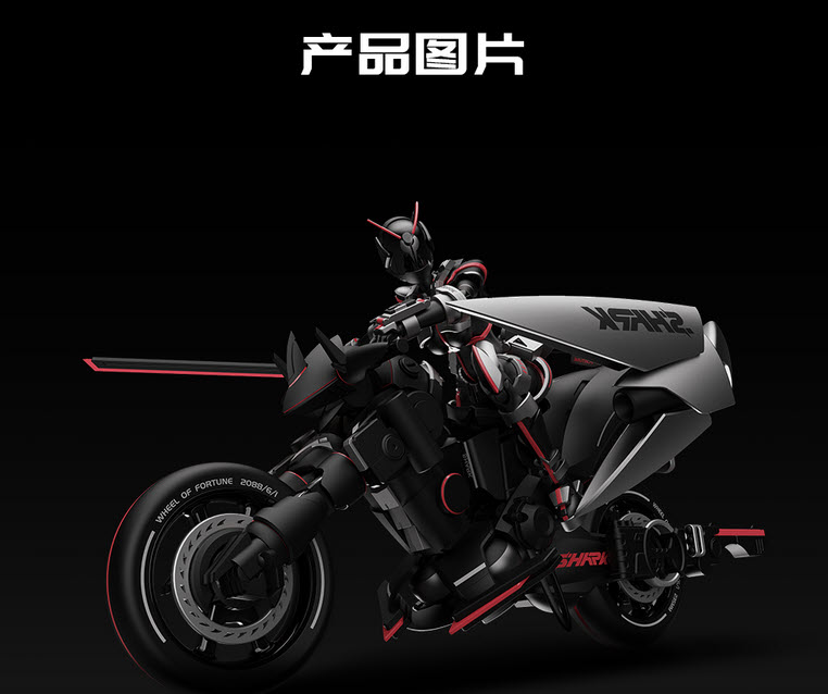 (Preorder ปิดรับวันที่ 16/11/2024 ) เปิดรับPreorder มัดจำ 200 บาท Yubo Model 1/12 Warrior Goddess-Sako Shark Future Cyberpunk