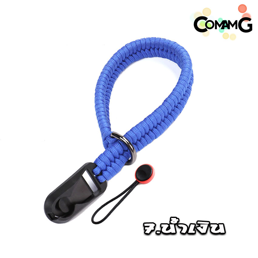 สายคล้องกล้อง คล้องมือ เชือกถัก สายรัดข้อมือ ถักA ปลายเชือกแบบPeakDesign
