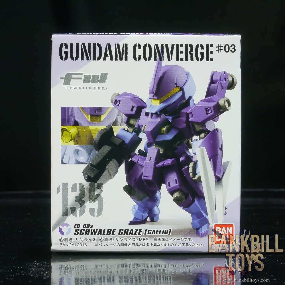 กันดั้ม Bandai Candy Toy FW Gundam Converge #03 No.135 EB-05s Schwalbe Graze [Gaelio Bauduin’s Custom]