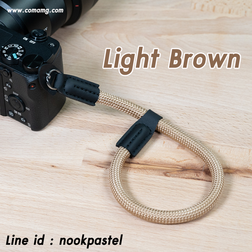 สายคล้องกล้อง แบบคล้องมือ เชือกปีนเขา