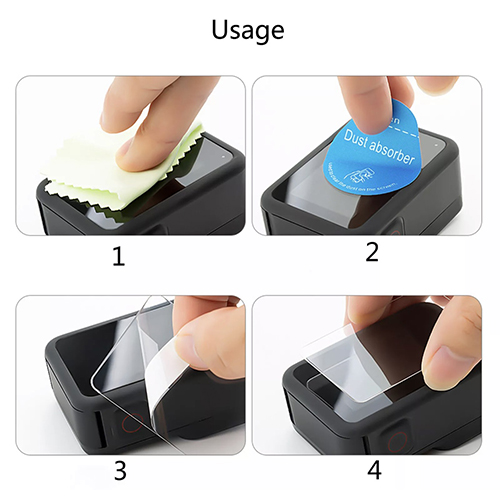 TELESIN Tempered Glass Film ฟิล์มกระจกนิรภัย กันรอย คุณภาพ อย่างดี สำหรับ GoPro Hero 8