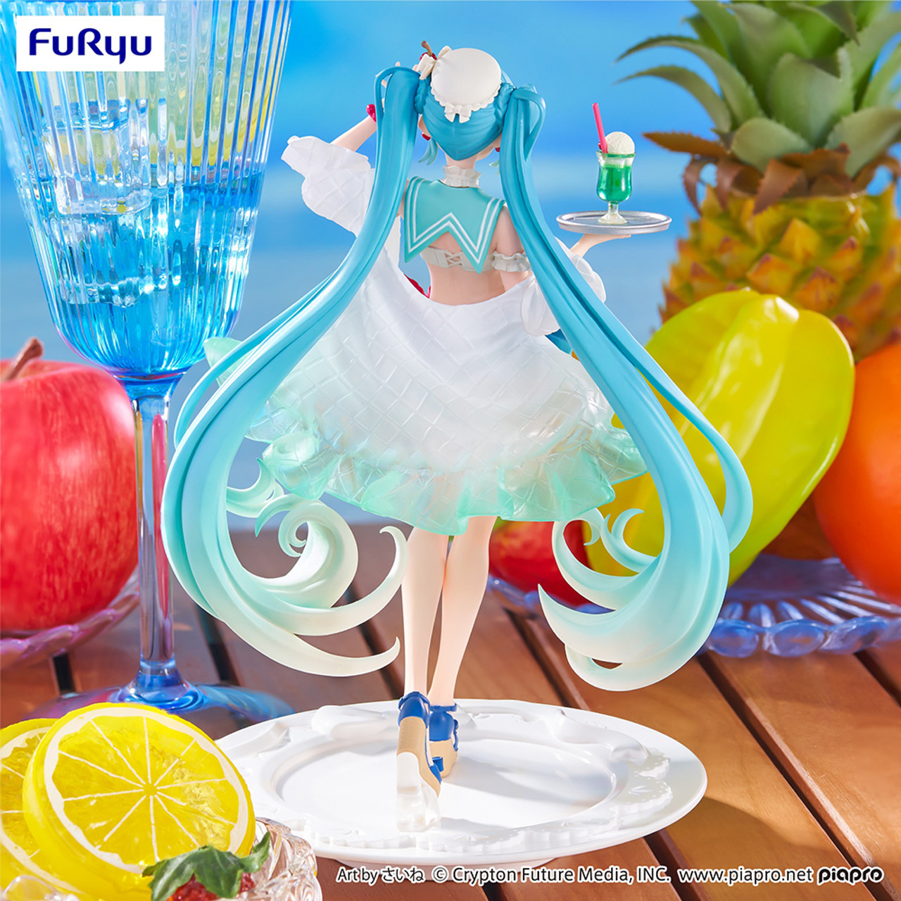 (Preorder ถึงวันที่ 25/5/2023) เปิดรับPreorder มีค่ามัดจำ 150บาท FuRyu Hatsune Miku Melon Soda Float Hatsune Miku SweetSweet Series Exceed Creative Prize Figure