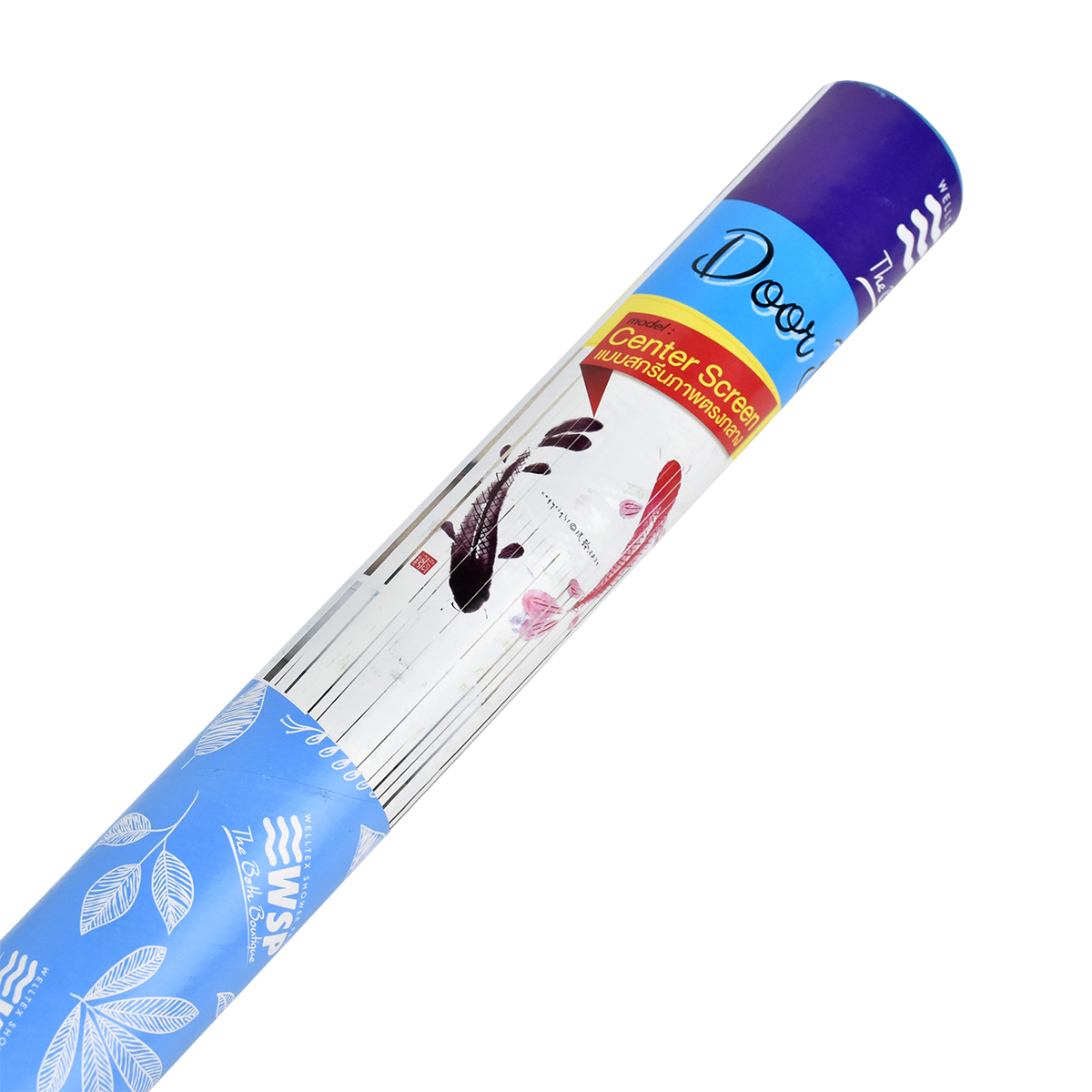 WSP มู่ลี่ประตูแบบสกรีนภาพตรงกลาง TK-32 80x200cm. 039