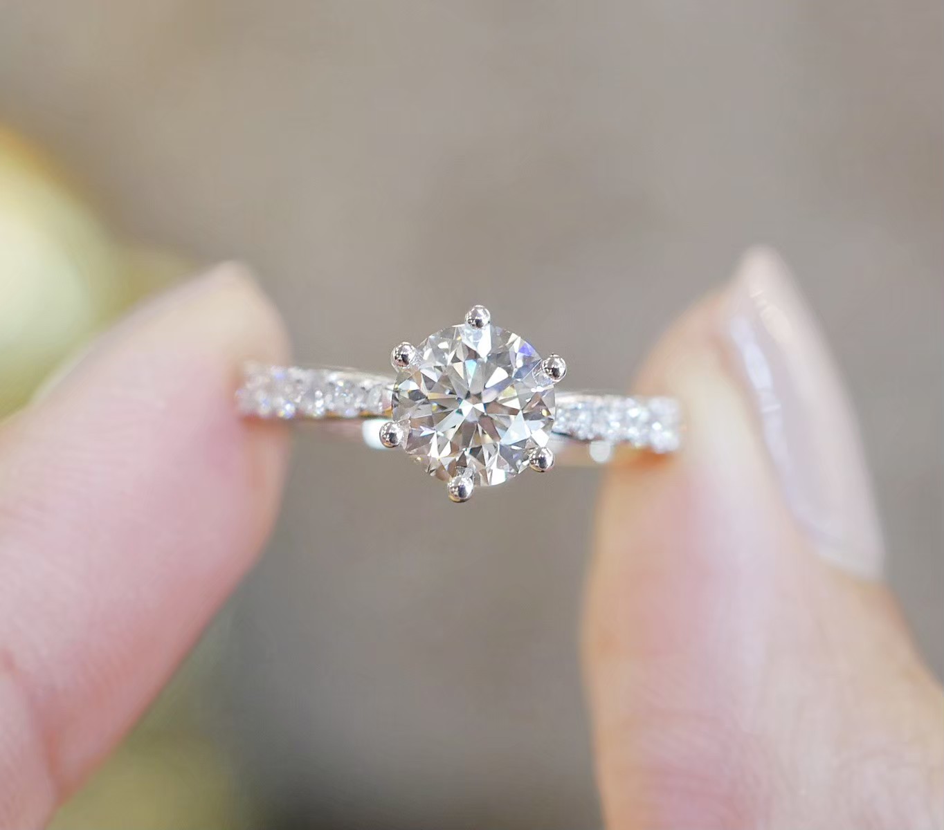 0.90ct GIA Diamond Engagement Ring