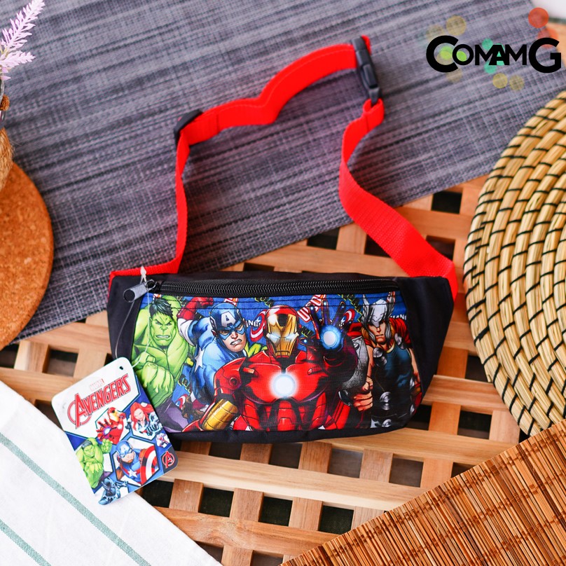 กระเป๋าคาดอกเด็ก กระเป๋าคาดเอวเด็ก กระเป๋าเด็ก รุ่นผ้าแคนวาส รุ่นหนังpu ลิขสิทธิ์แท้ คาดอก คาดเอว มีหลายลาย