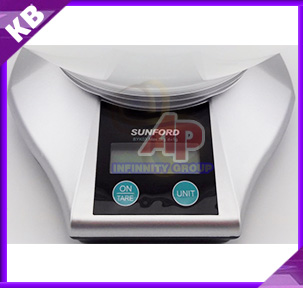 เครื่องชั่งตั้งโต๊ะ เครื่องชั่งดิจิตอล เครื่องชั่งน้ำหนัก เครื่องชั่งในครัวเรือน พิกัด 5000g ค่าะเอียด 1g ยี่ห้อ SUNFORD รุ่น BYK03 พิกัด 5kg/1g