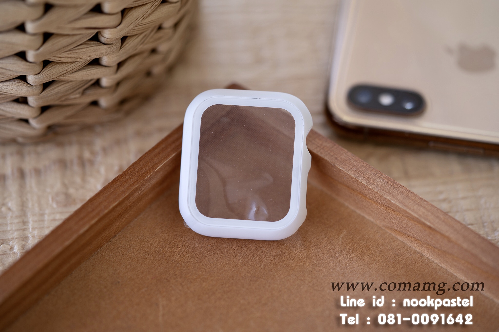 เคสฟิลม์กระจก คลุมรอบตัวคลุมรอบตัว360องศา สำหรับapple watch(ลิงค์2)