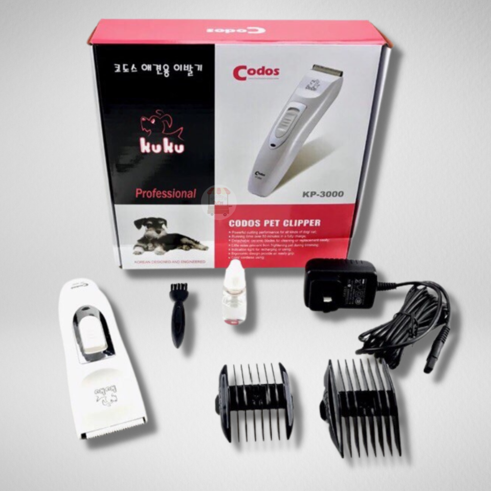 CODOS KUKU KP-3000 ปัตตาเลี่ยนตัดขนสุนัขไร้สาย