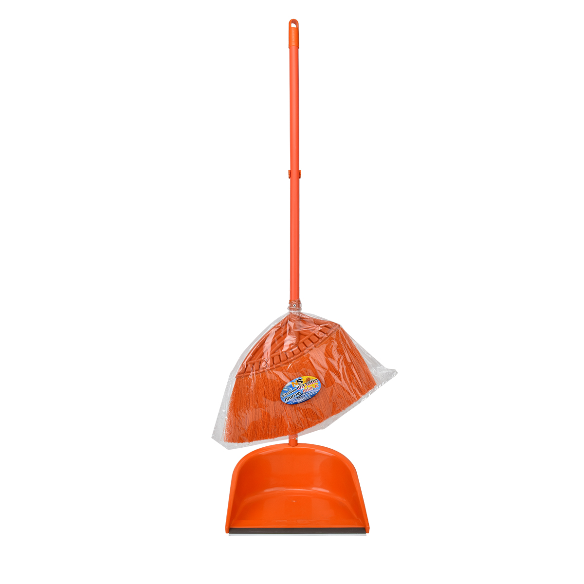 NS ชุดโกยผงพร้อมไม้กวาด PVC ใหญ่ [MOP-097-2P]