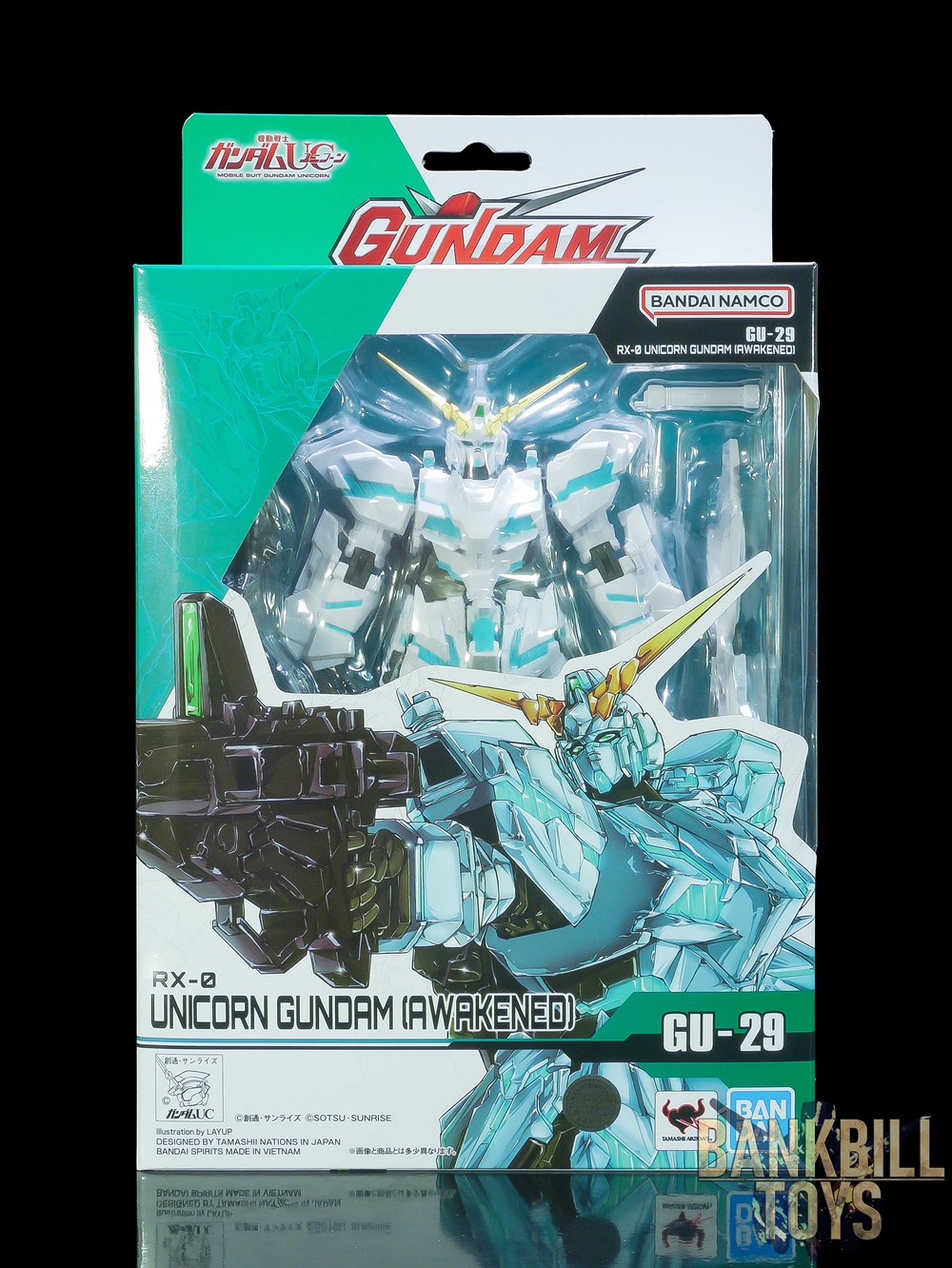 กันดั้ม Bandai Spirits Gundam Universe GU-29 RX-0 Unicorn Gundam [Awakened]