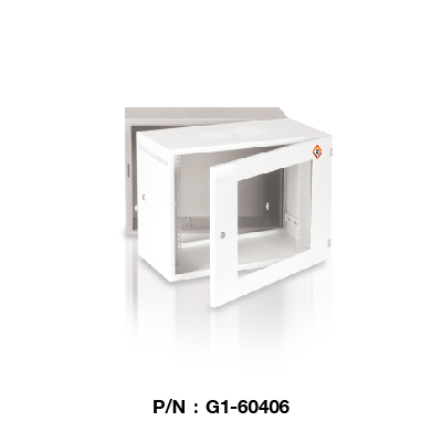 19" Germany Export Wall Rack 6U กว้าง 60 x ลึก 40 x สูง 32 ซม.ตู้แร็คแบบแขวนผนัง (Wall Rack)G1-60406