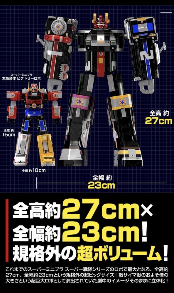 เปิดรับPreorder มัดจำ 1200 บาท P-bandai Super MiniPla - Renketsu Gattai Grand Liner โมประกอบ