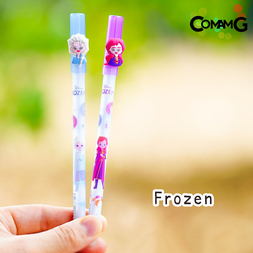 ปากกาลบได้ หัวการ์ตูน ปากกาเจลลบได้ ฝาปิดหัวการ์ตูน ลายการ์ตูนลิขสิทธิ์แท้