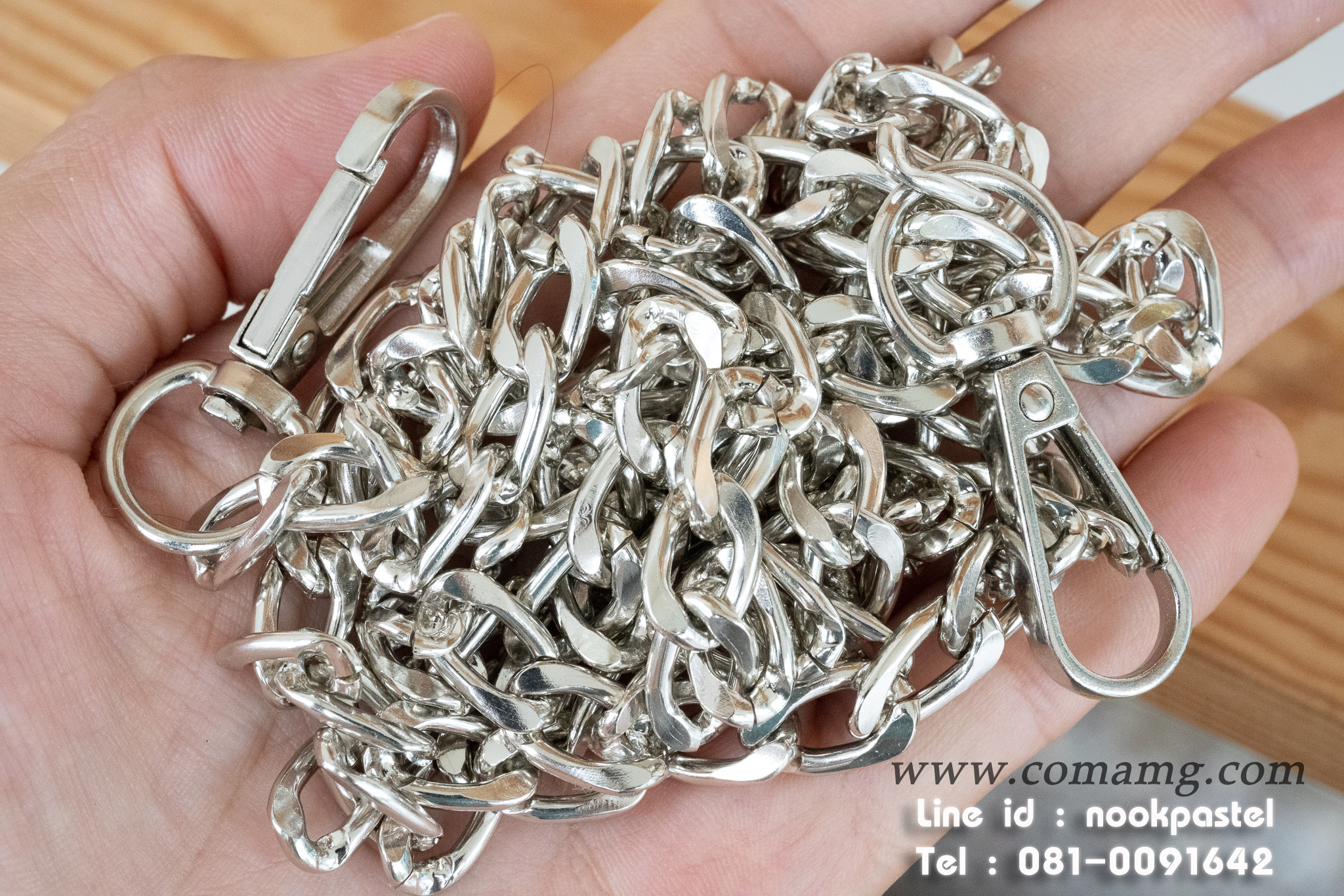 สายกระเป๋า สายโซ่ (ลายห่าง)