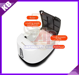 เครื่องพิมพ์ใบเสร็จแบบความร้อน เครื่องพิมพ์สลิป เครื่องปริ้นใบเสร็จ กระดาษความร้อน ขนาด 58 มม. ยี่ห้อ Gprinter รุ่น ISH58