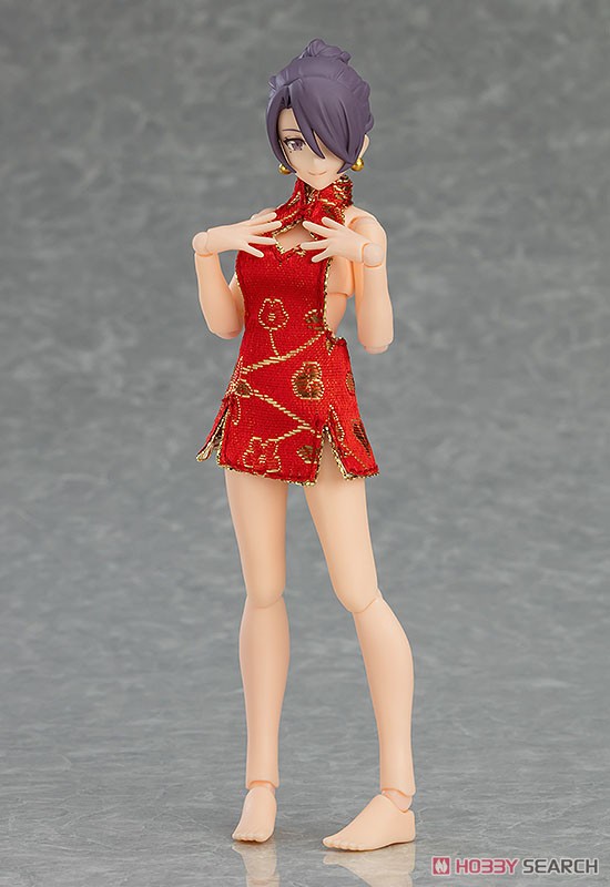 <Preorderถึง 22/7/2022>🔔เปิดรับPreorder มัดจำ 300 บาท figma Female Body (Mika) with Mini Skirt Chinese Dress Outfit (PVC Figure)