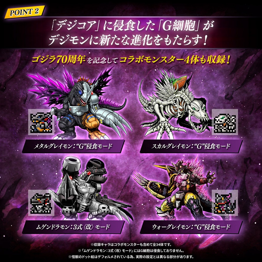 <preorder ปิดรับวันที่ 29/3/2025> เปิดรับPreorder มัดจำ 200 บาท DIGIMON COLOR GODZILLA 70th Edition MUGENDRAMON COLOR