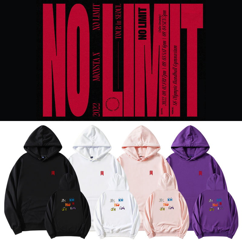 เสื้อกันหนาวฮู้ด MonstaX คอนเสิร์ต : NO LIMIT