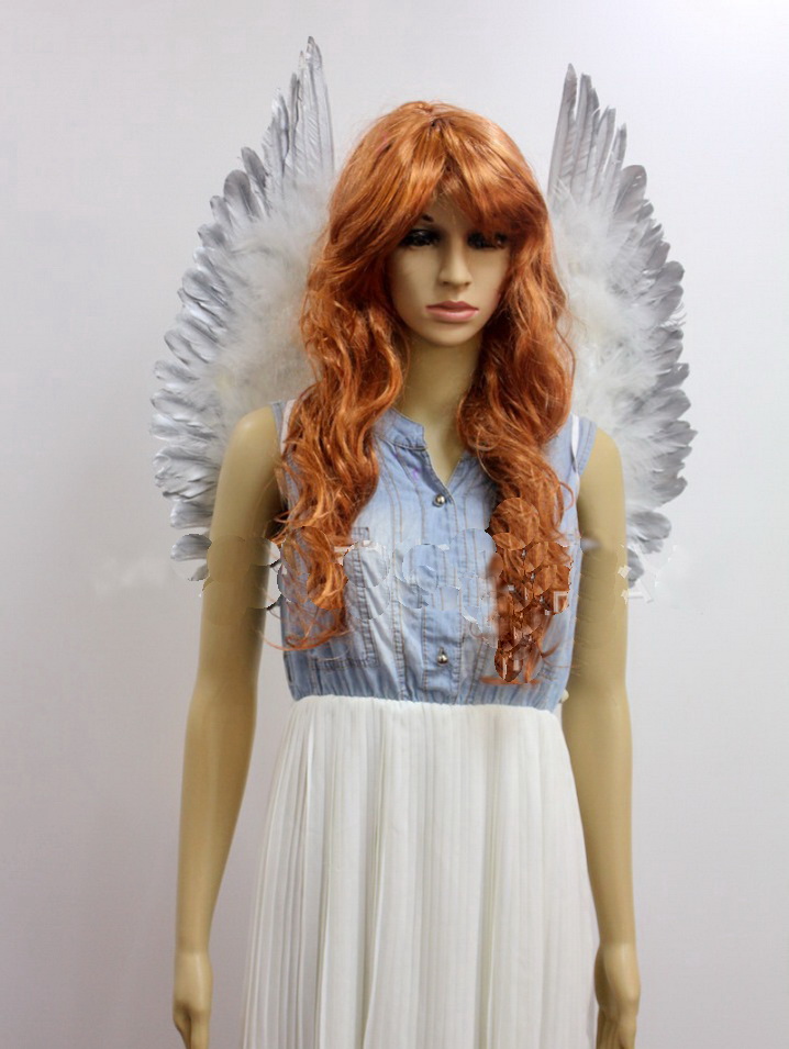As5010- พร้อมส่งจากไทย ปีกนางฟ้าสีขาวเงิน และสีขาวทองสุดสวยแสนเสนห์ ขนปีกสวย ทรงสวย ขนาดใช้ตั้งแต่เด็ก-เด็กโต-ผู้ใหญ่