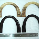 หูกระเป๋าไม้ ขนาดกลาง Wooden Bag Handle (Medium)