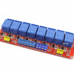 Module รีเลย์ Relay 24V 8 Channel (สีแดง) Isolation High And Low Trigger