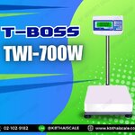 เครื่องชั่งน้ำหนัก เครื่องชั่งตั้งพื้น เครื่องชั่งดิจิตอลแบบวางพื้น ตาชั่งดิจิตอล พิกัด 30kg ละเอียด 2g ขนาดแท่น 30x40cm. ยี่ห้อ T-BOSS รุ่น TWI-700W